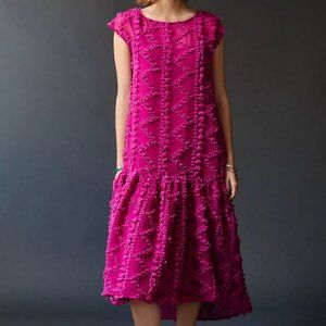 Maeve for Anthropologie Blythe Textured Maxi Dress Size XS